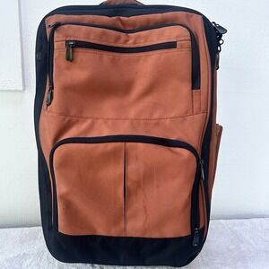 Rick Steves 22-Inch Two-Wheel Expandable Rolling Carry-On Orange